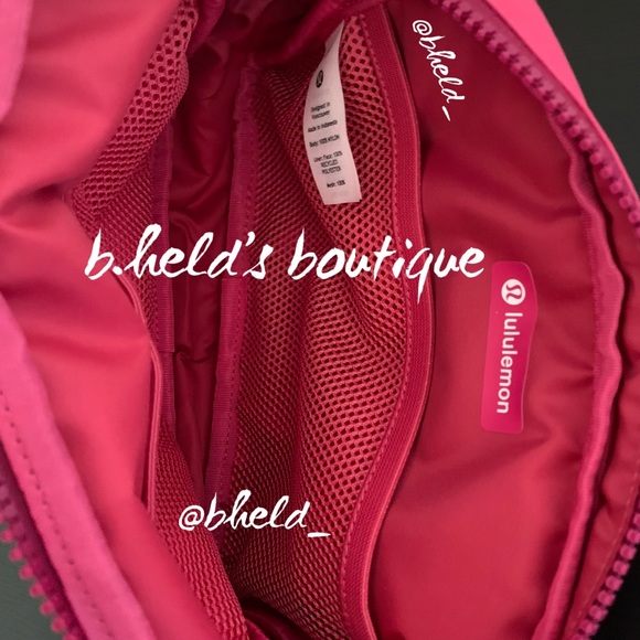 🆕 lululemon Everywhere Belt Bag *Large Version 2L Raspberry Coulis/Wild Berry - Picture 10 of 15